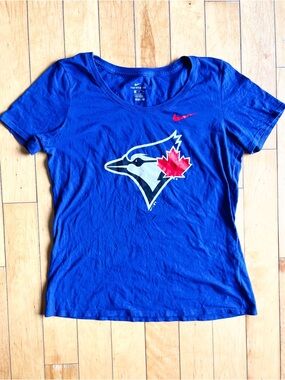 Nike Baseball Toronto Blue Jays Women's Blue T-Shirt Size Medium